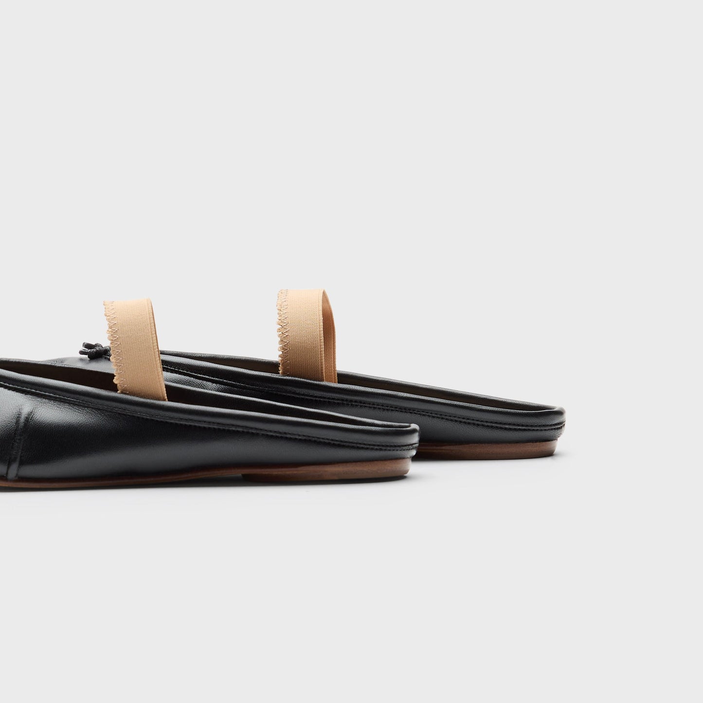 Women Kith Maison Margiela Tabi Ballerina Mule Elastic Band - Black