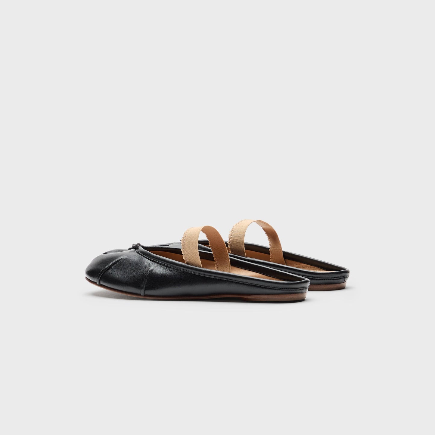 Women Kith Maison Margiela Tabi Ballerina Mule Elastic Band - Black