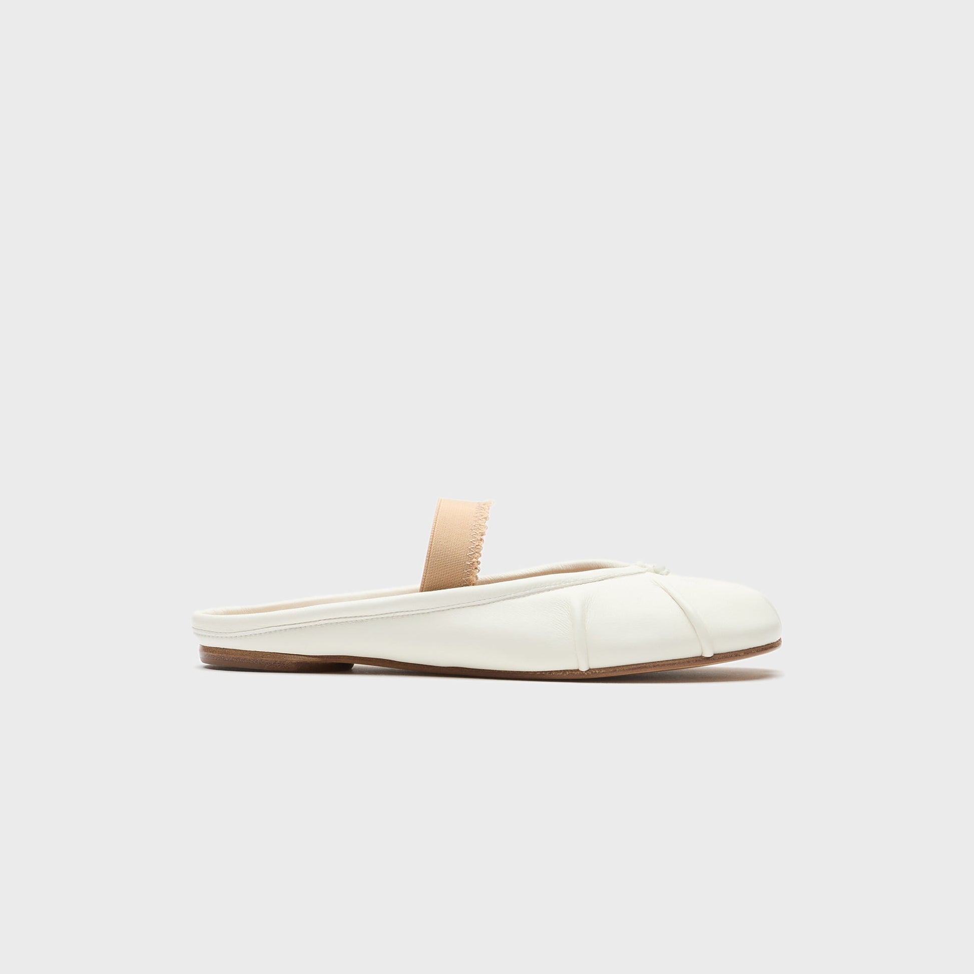 Women Kith Maison Margiela Tabi Ballerina Mule Elastic Band - White
