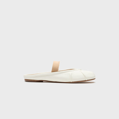 Women Kith Maison Margiela Tabi Ballerina Mule Elastic Band - White