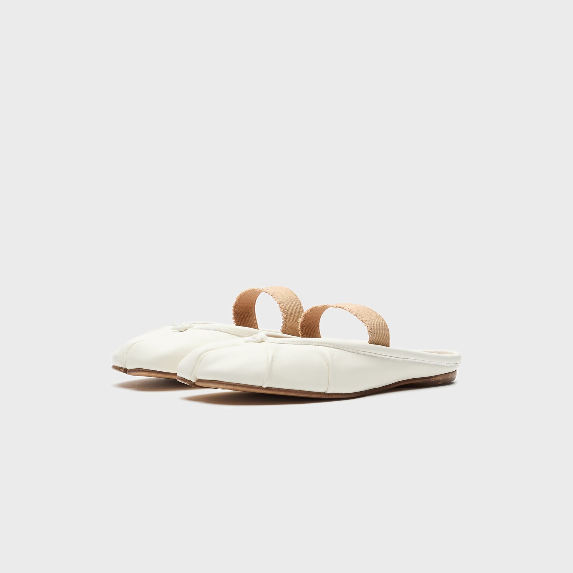 Women Kith Maison Margiela Tabi Ballerina Mule Elastic Band - White