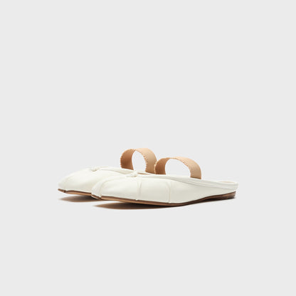 Women Kith Maison Margiela Tabi Ballerina Mule Elastic Band - White