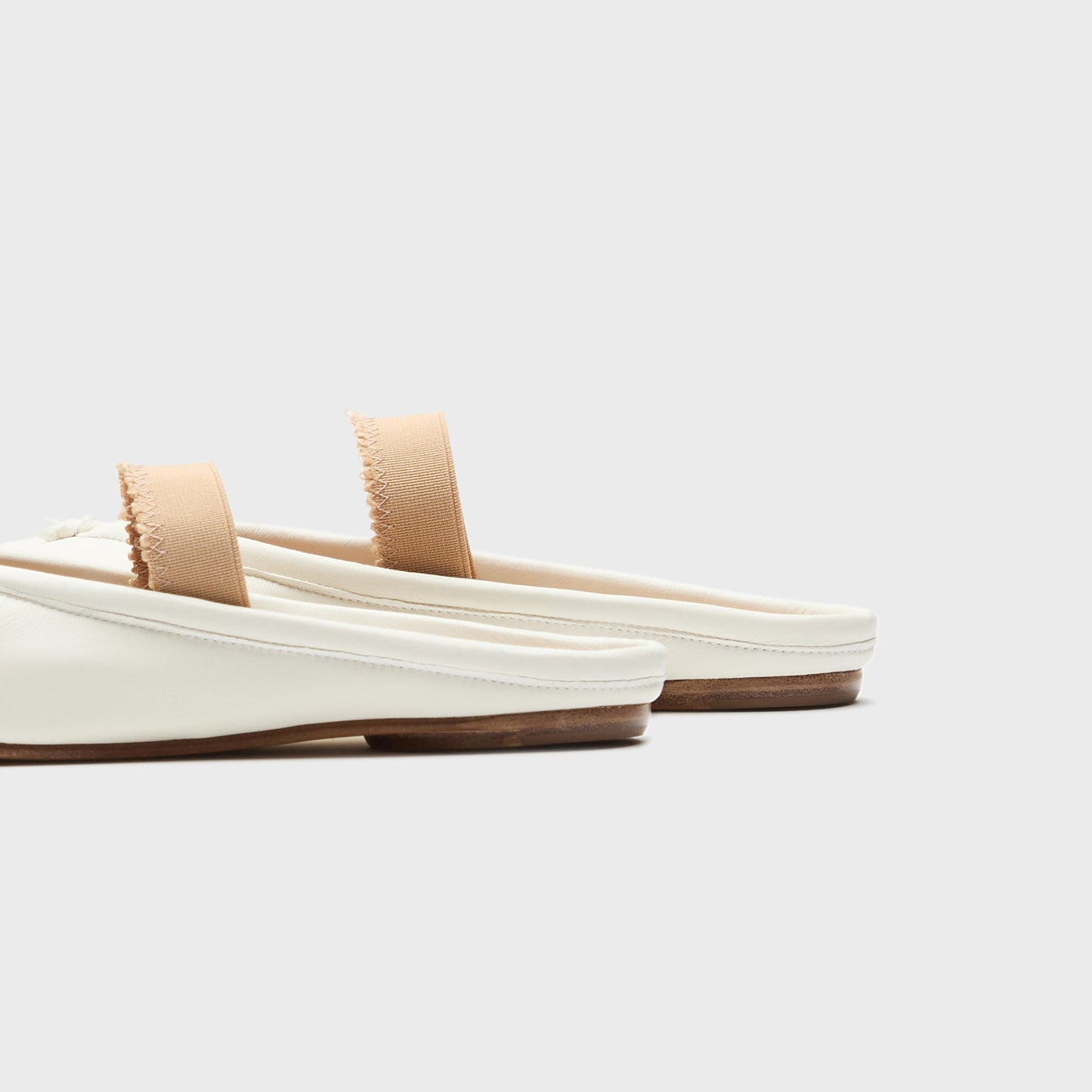 Women Kith Maison Margiela Tabi Ballerina Mule Elastic Band - White