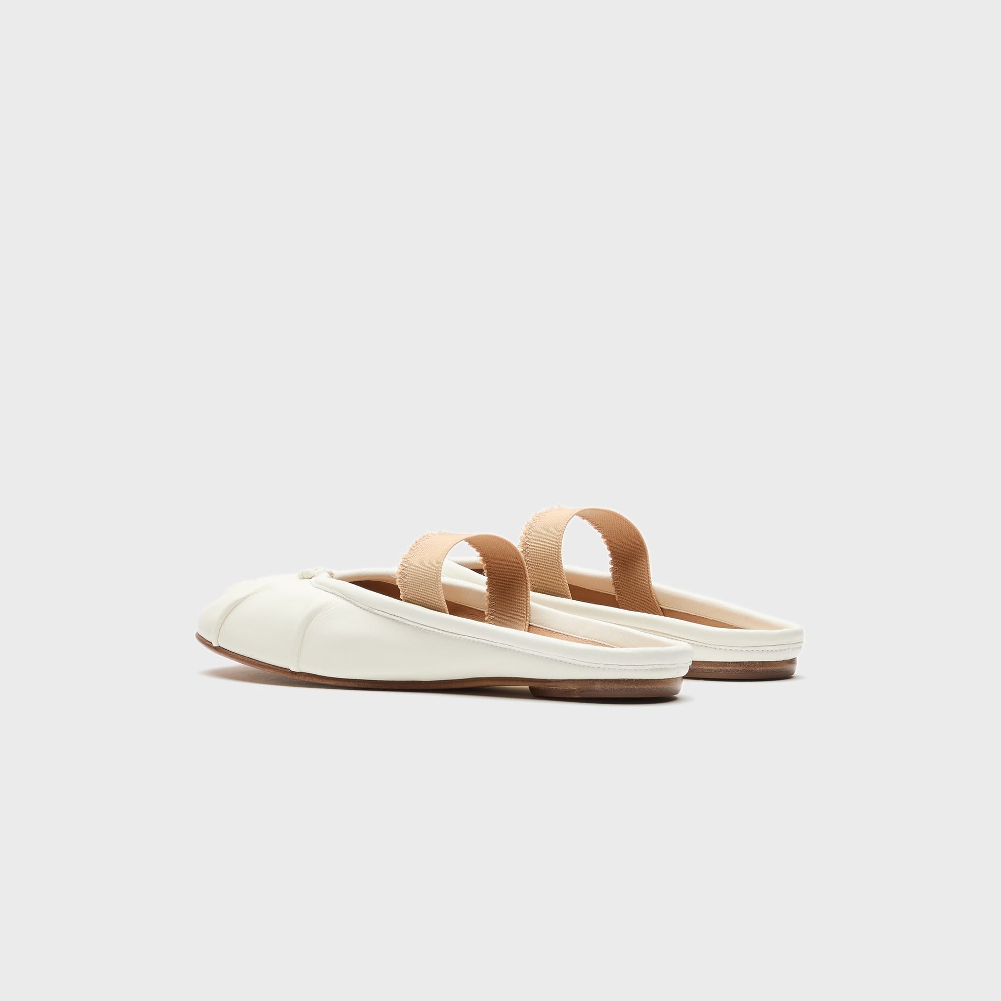 Women Kith Maison Margiela Tabi Ballerina Mule Elastic Band - White