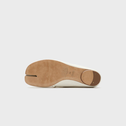 Women Kith Maison Margiela Tabi Ballerina Mule Elastic Band - White