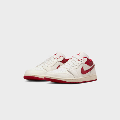 Women Kith Nike Air Jordan 1 Low Se - Sail / Varsity Red / Team Red