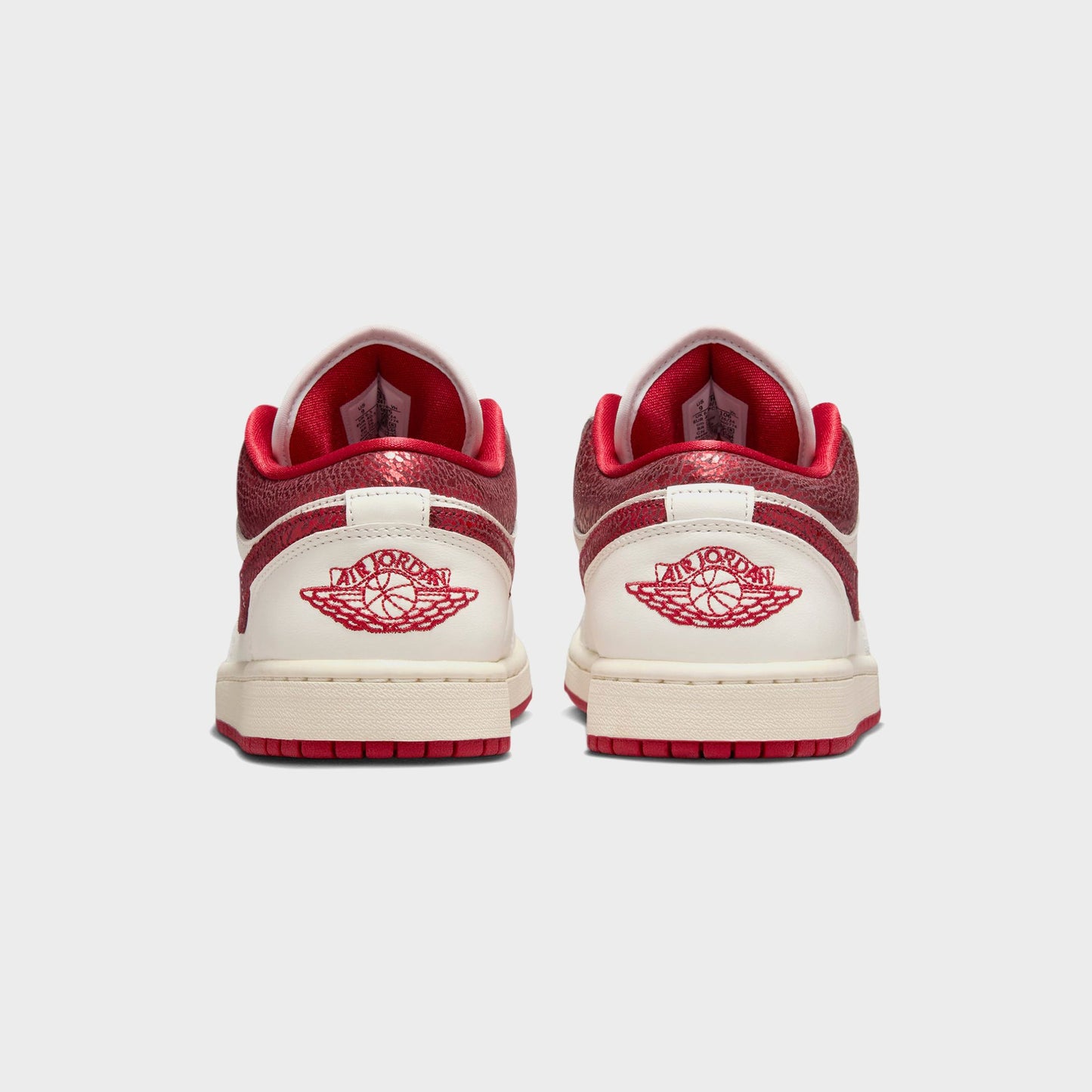 Women Kith Nike Air Jordan 1 Low Se - Sail / Varsity Red / Team Red