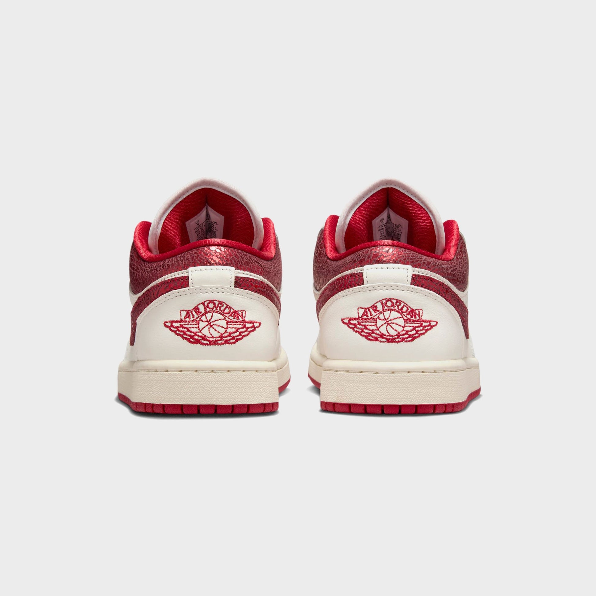 Women Kith Nike Air Jordan 1 Low Se - Sail / Varsity Red / Team Red