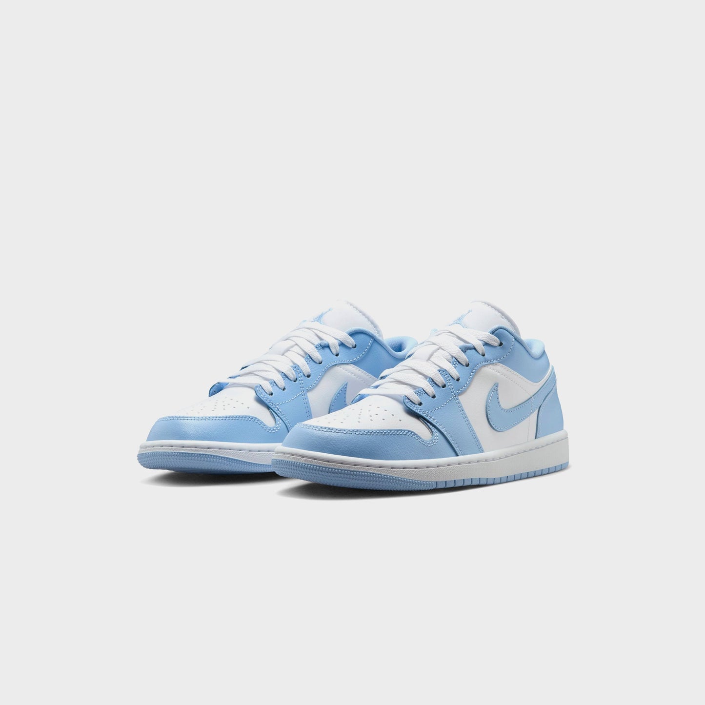 Women Kith Nike Air Jordan 1 Low - White / Aluminum