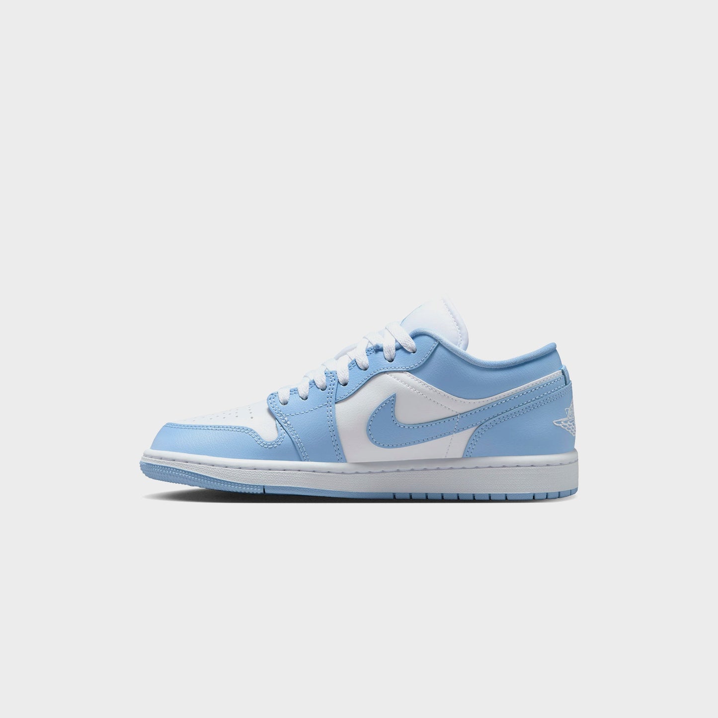 Women Kith Nike Air Jordan 1 Low - White / Aluminum