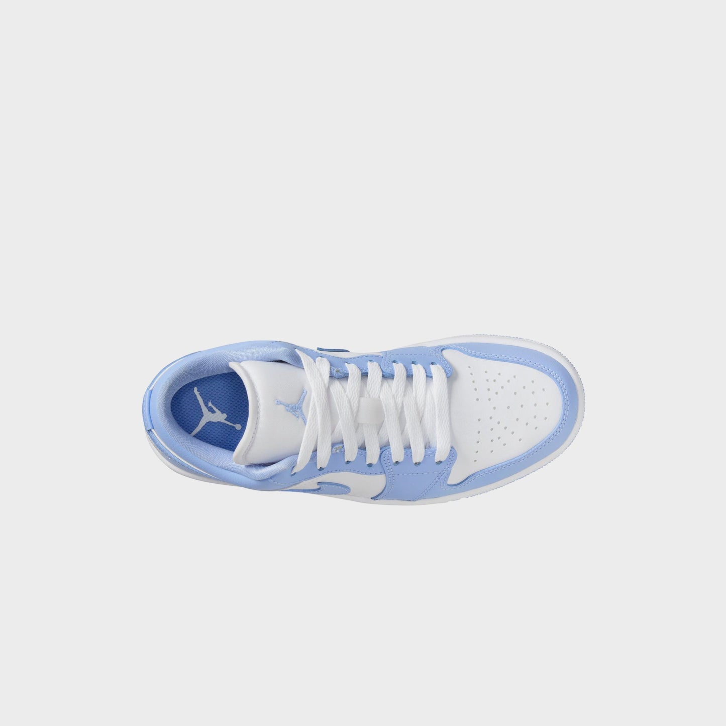 Women Kith Nike Air Jordan 1 Low - White / Aluminum