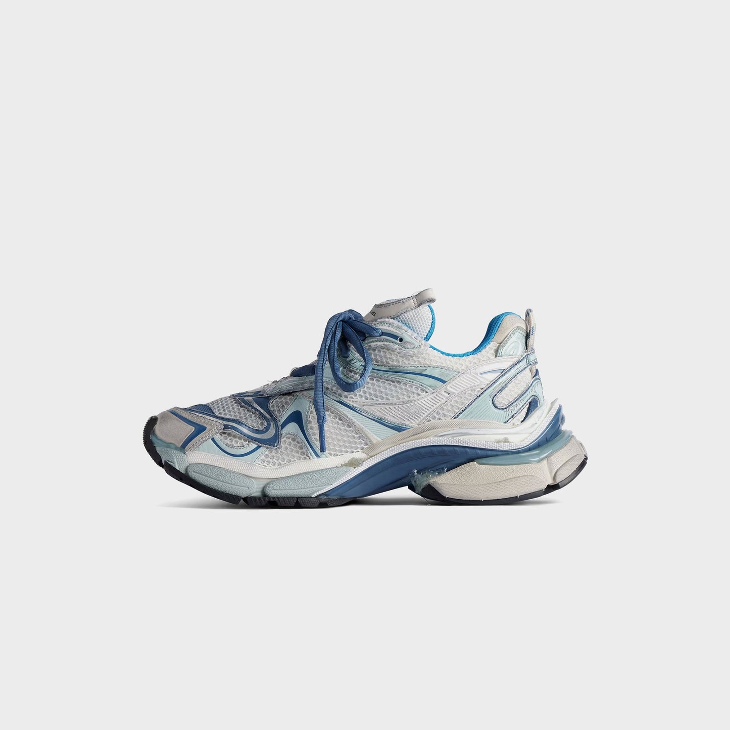 Men Kith Balenciaga Runner 2 - White / Blue Mix / Beige