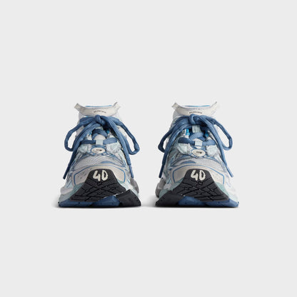 Men Kith Balenciaga Runner 2 - White / Blue Mix / Beige