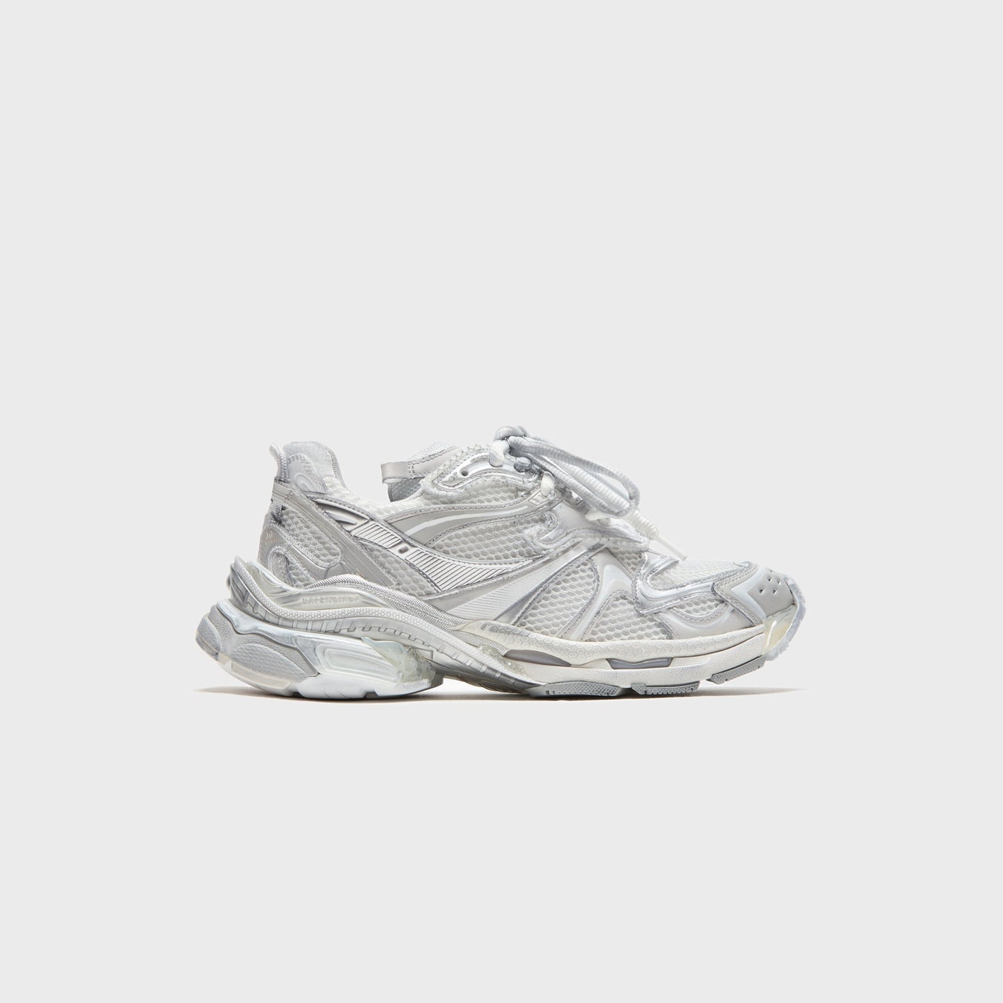 Men Kith Balenciaga Runner 2 - White / Silver / Grey