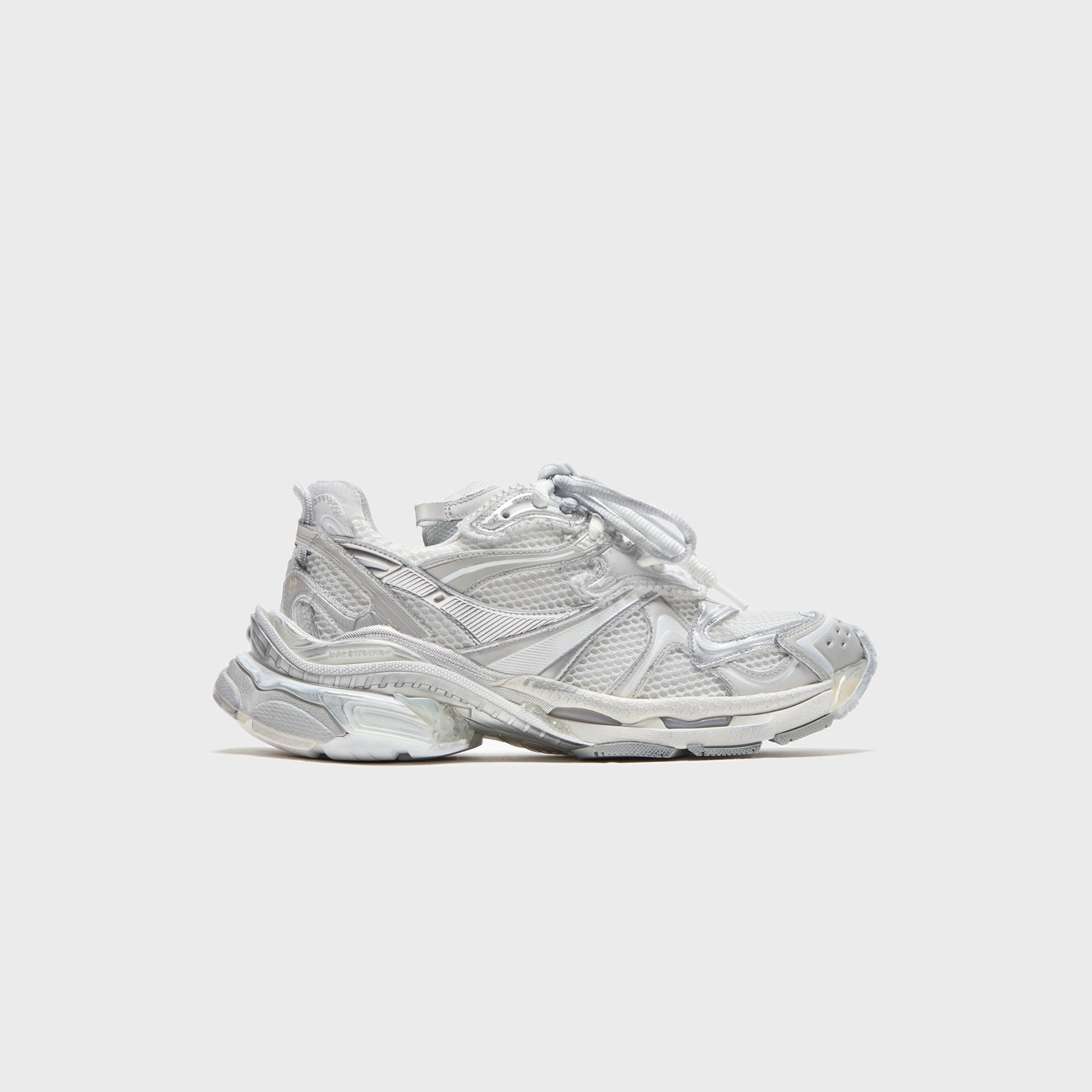 Men Kith Balenciaga Runner 2 - White / Silver / Grey