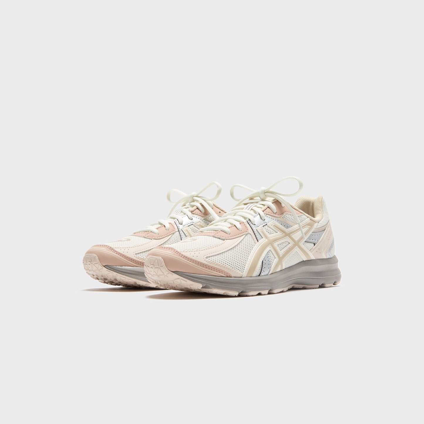 Men Kith ASICS Jog 100S - Cream / Feather Grey