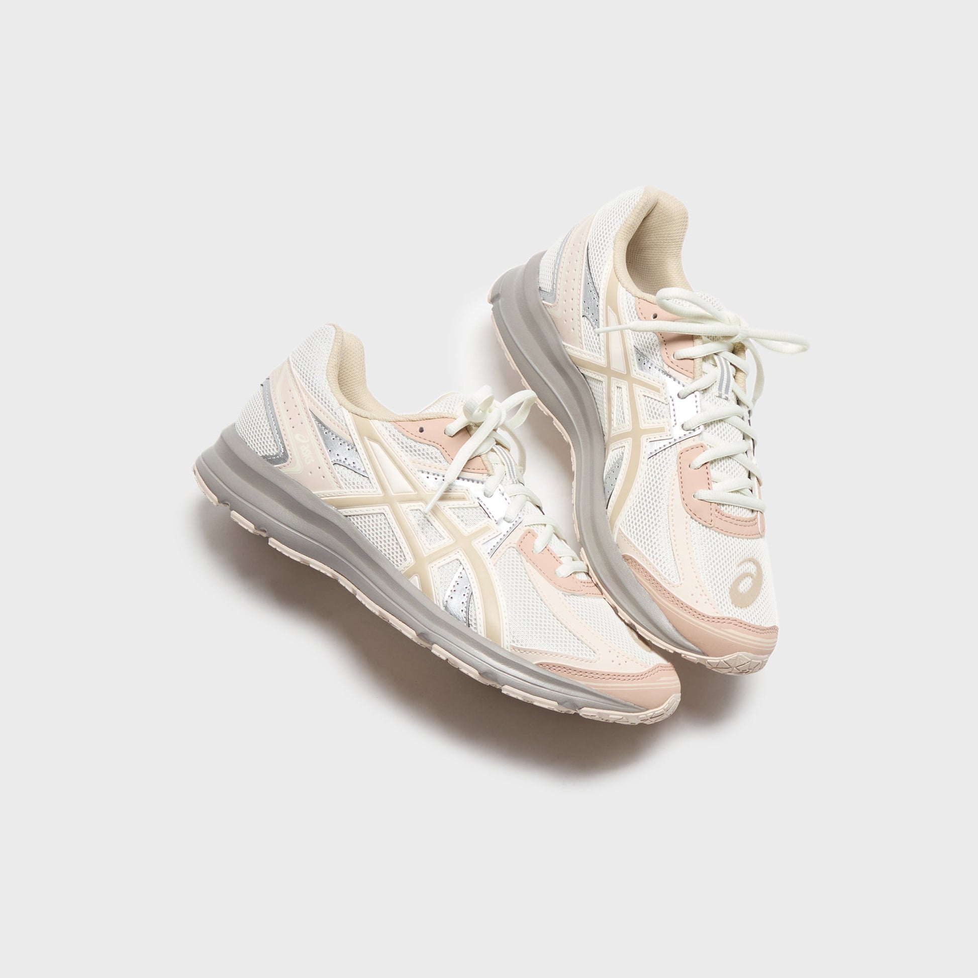 Men Kith ASICS Jog 100S - Cream / Feather Grey