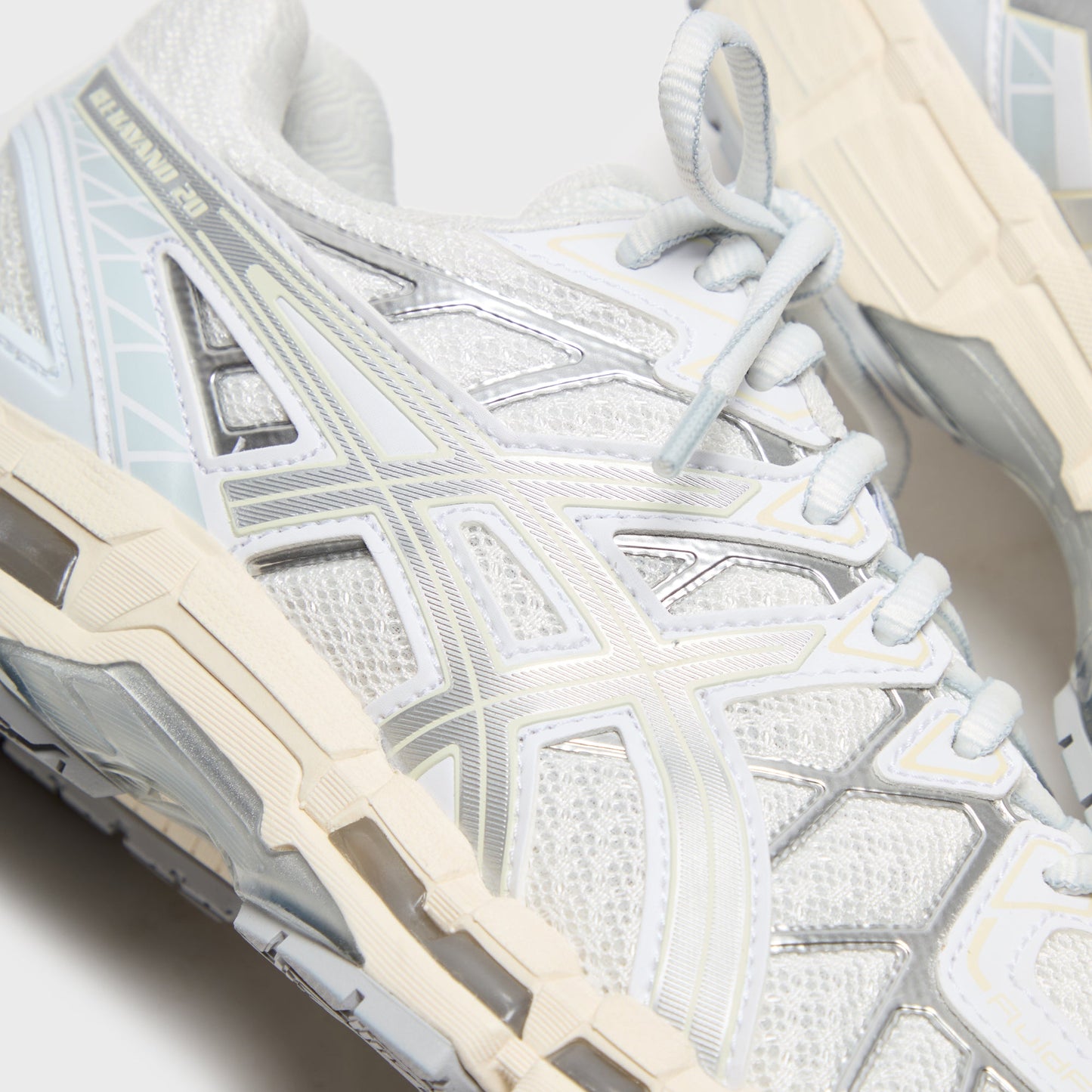 Men Kith ASICS Gel-Kayano 20 - White / Pure Silver