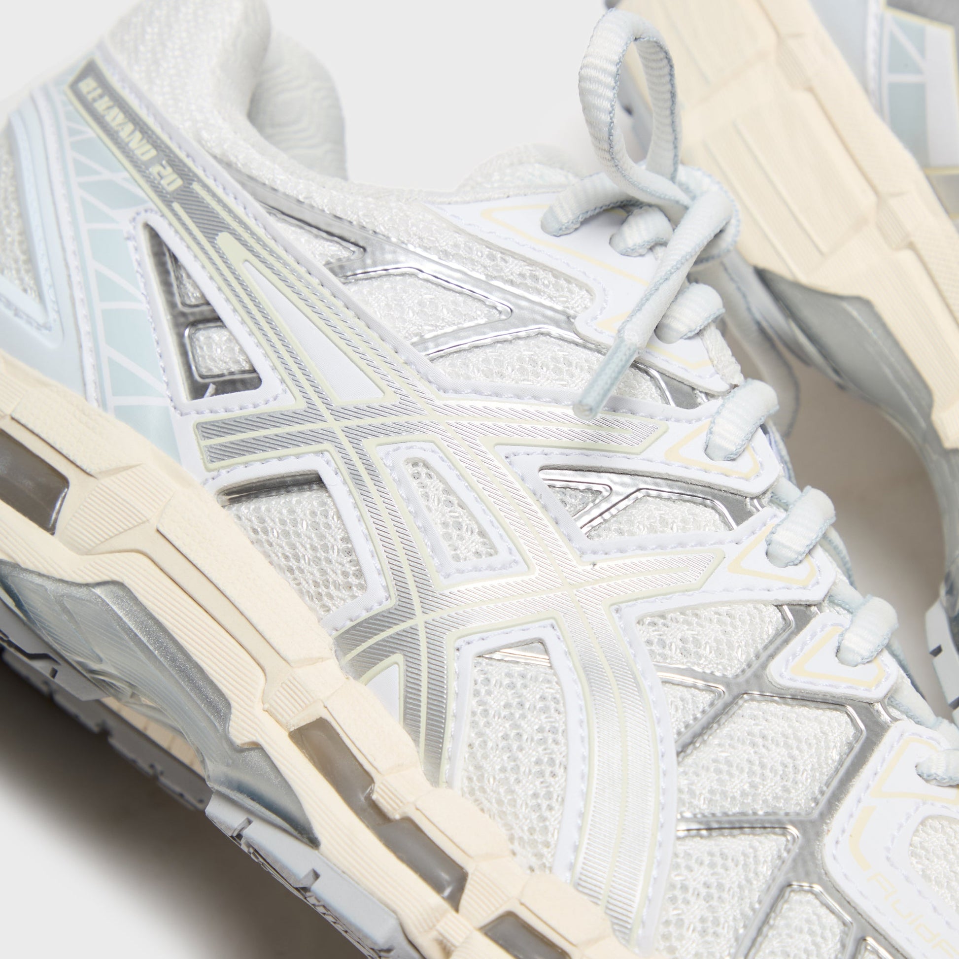 Men Kith ASICS Gel-Kayano 20 - White / Pure Silver