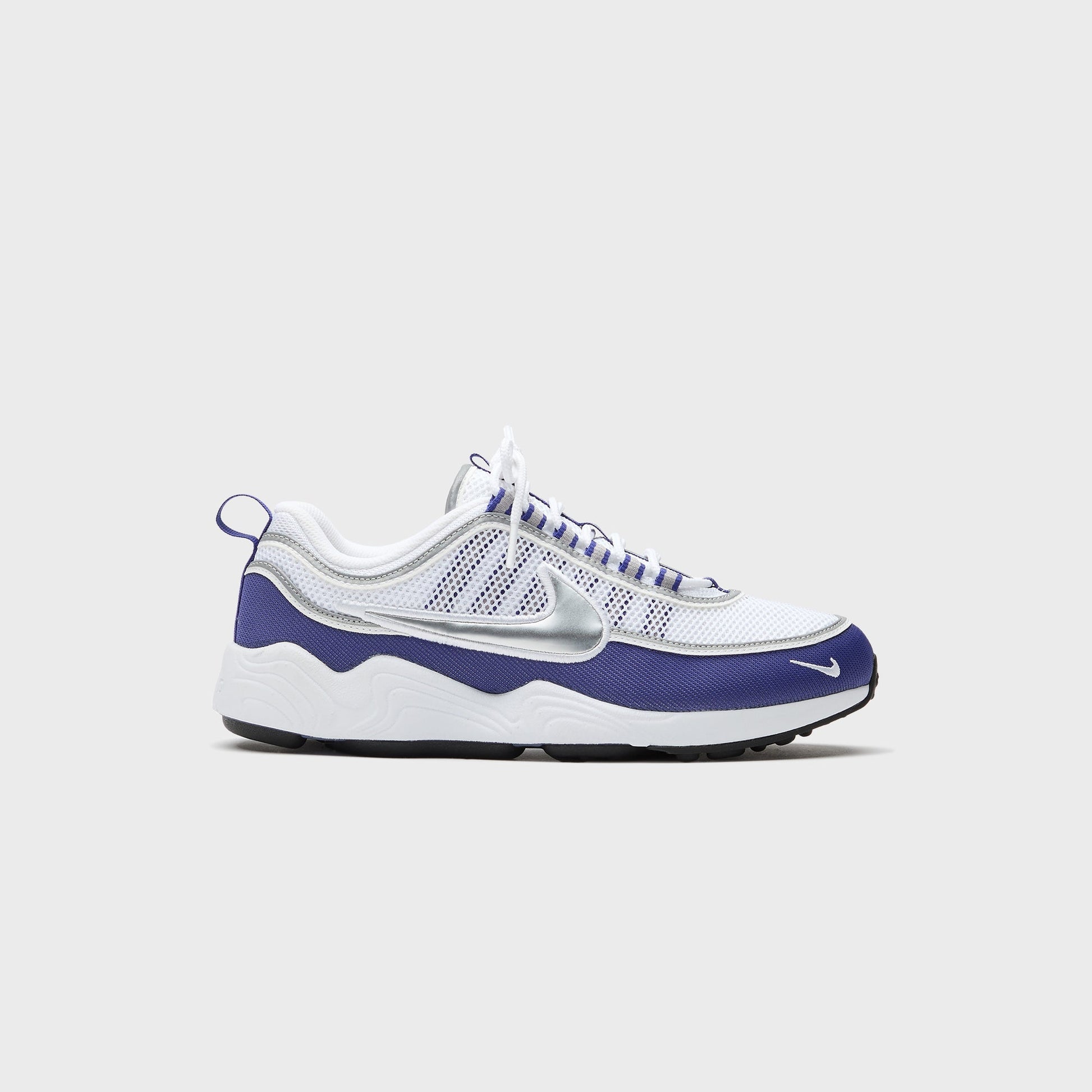 Men Kith Nike Air Zoom Spiridon SP - White / Metallic Silver / Light Concord