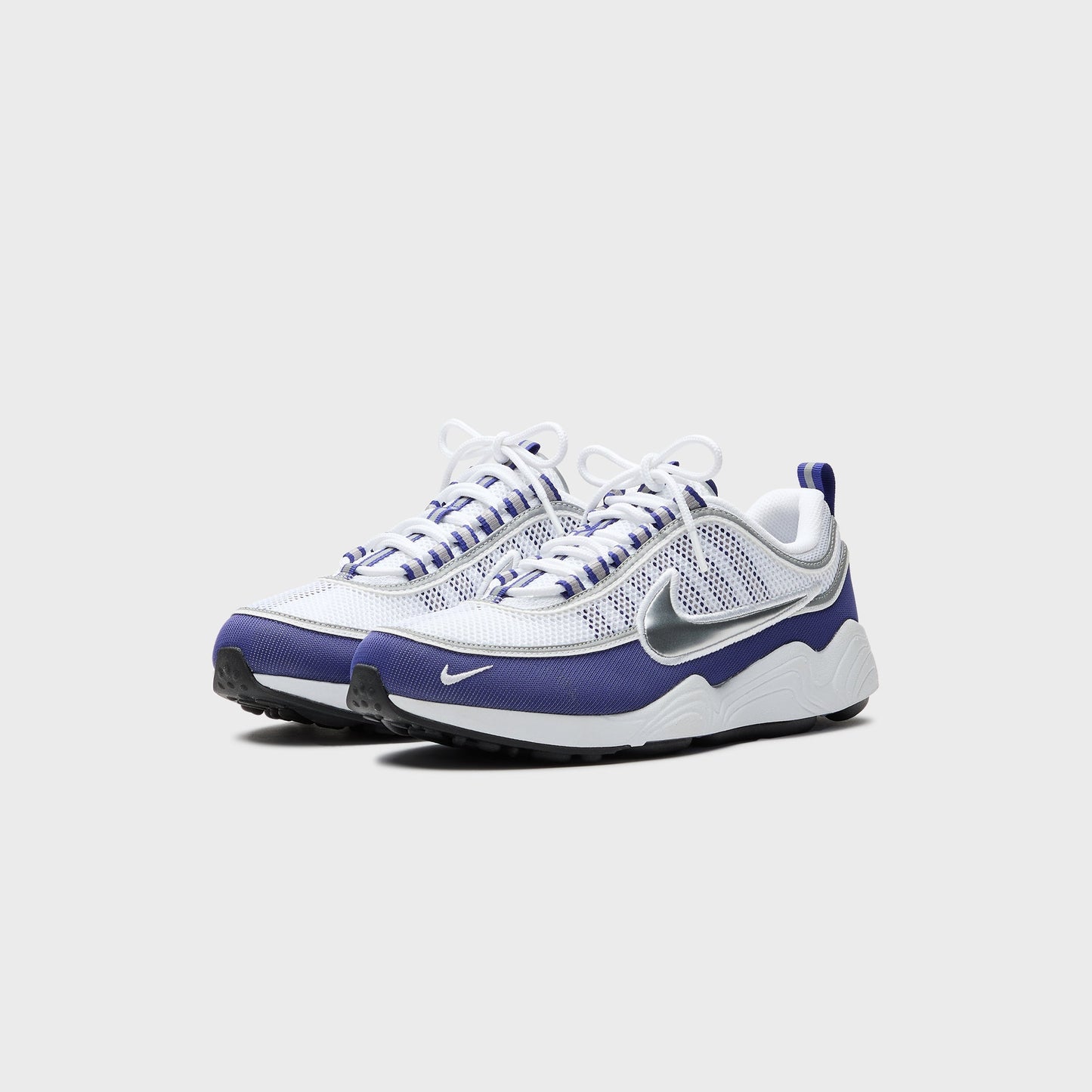 Men Kith Nike Air Zoom Spiridon SP - White / Metallic Silver / Light Concord