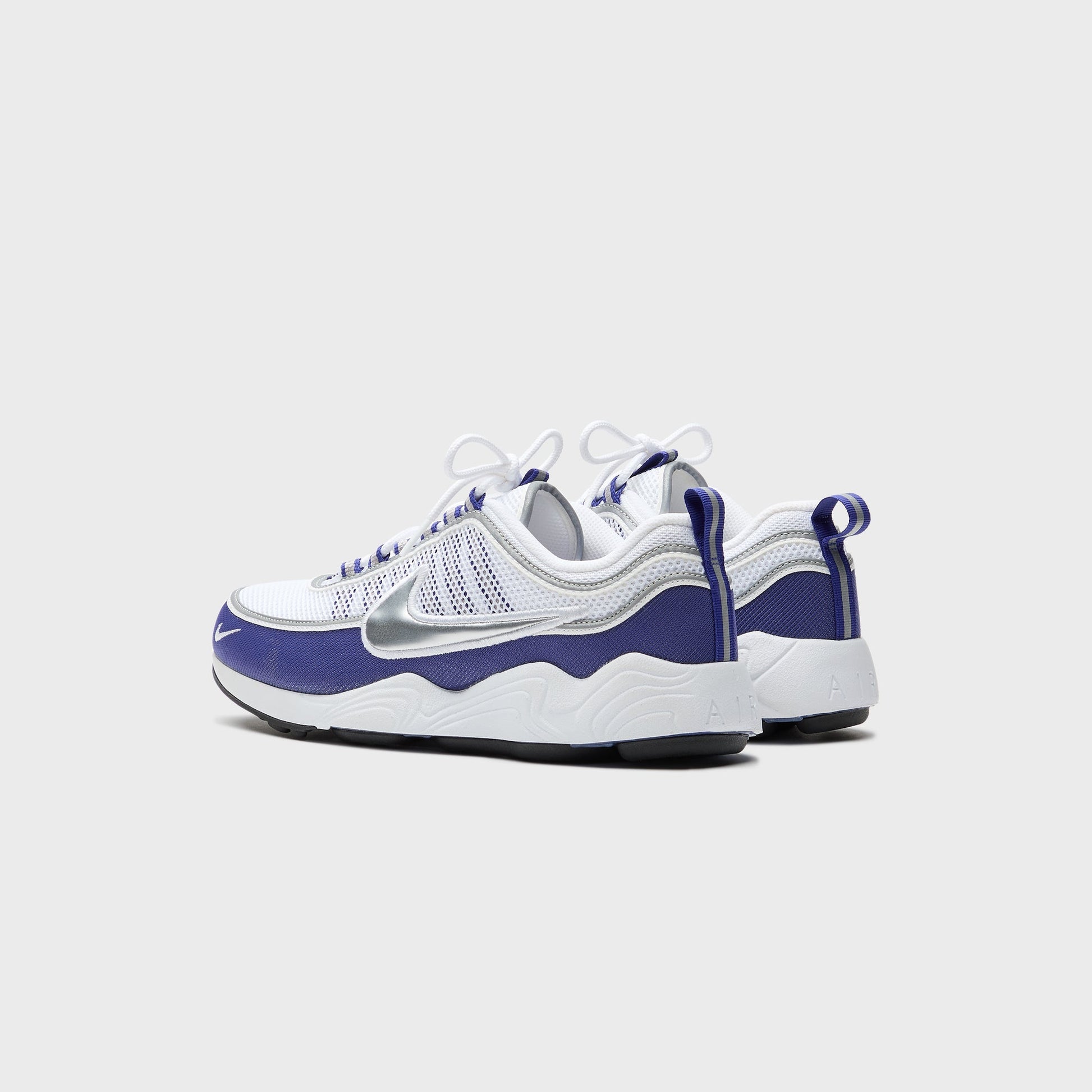 Men Kith Nike Air Zoom Spiridon SP - White / Metallic Silver / Light Concord