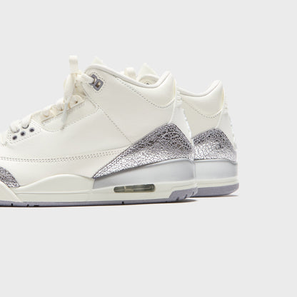 Women Kith Nike WMNS Air Jordan 3 Retro - Sail / Cement Grey / Metallic Silver