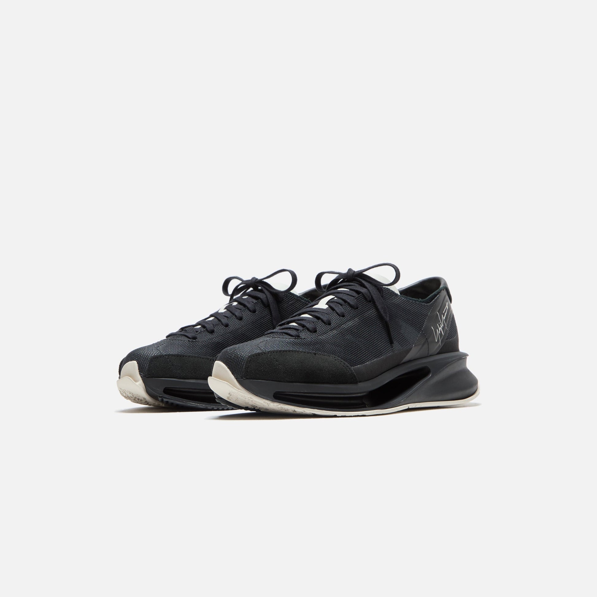 Men|Women Kith adidas Y-3 S-Gendo Run - Black / Black / Talc