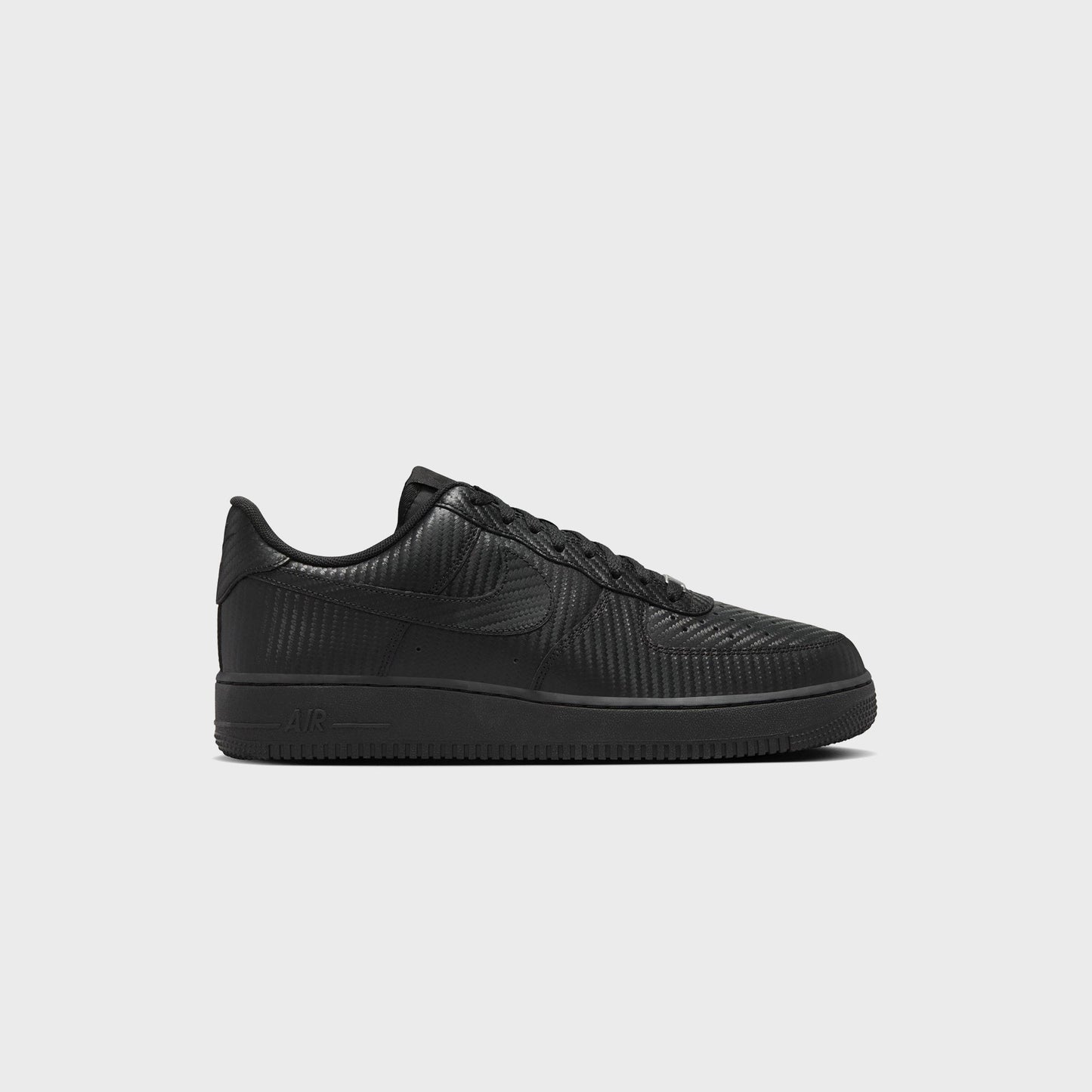 Men Kith Nike Air Force 1 '07 LV8 - Carbon Fiber Black / Black