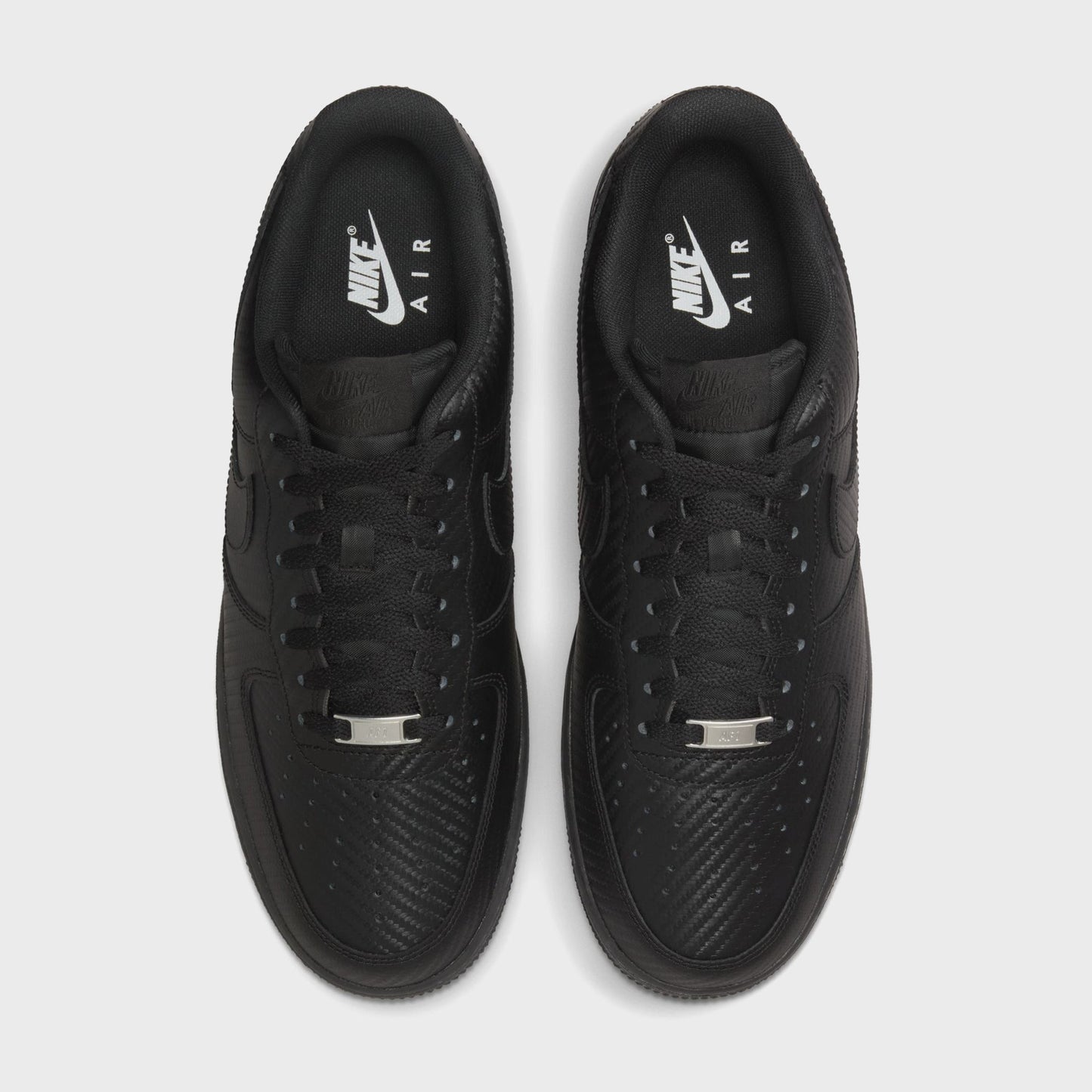 Men Kith Nike Air Force 1 '07 LV8 - Carbon Fiber Black / Black