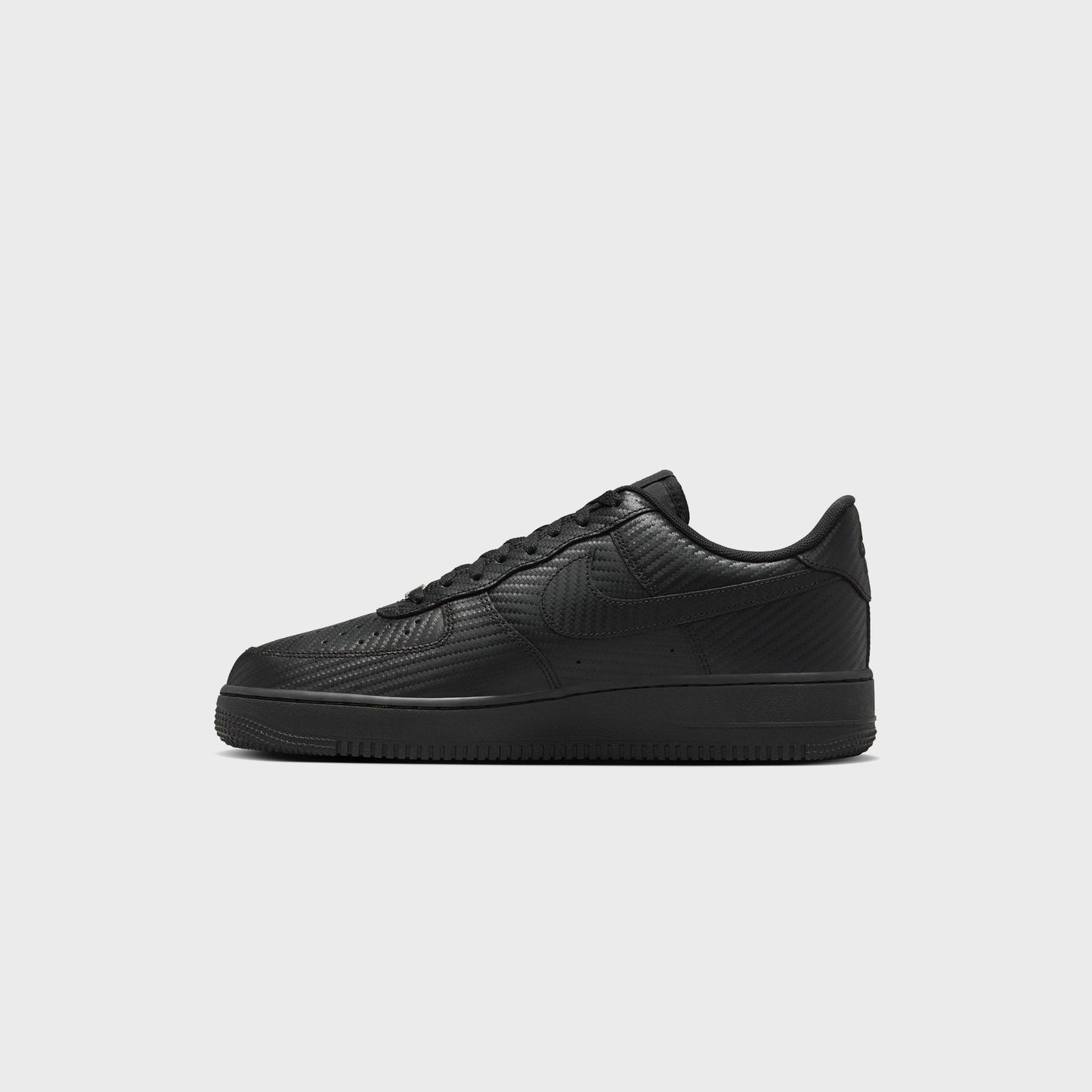 Men Kith Nike Air Force 1 '07 LV8 - Carbon Fiber Black / Black