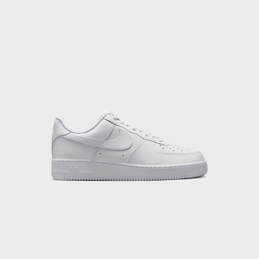 Men Kith Nike Air Force 1 '07 LV8 - Carbon Fiber White / White
