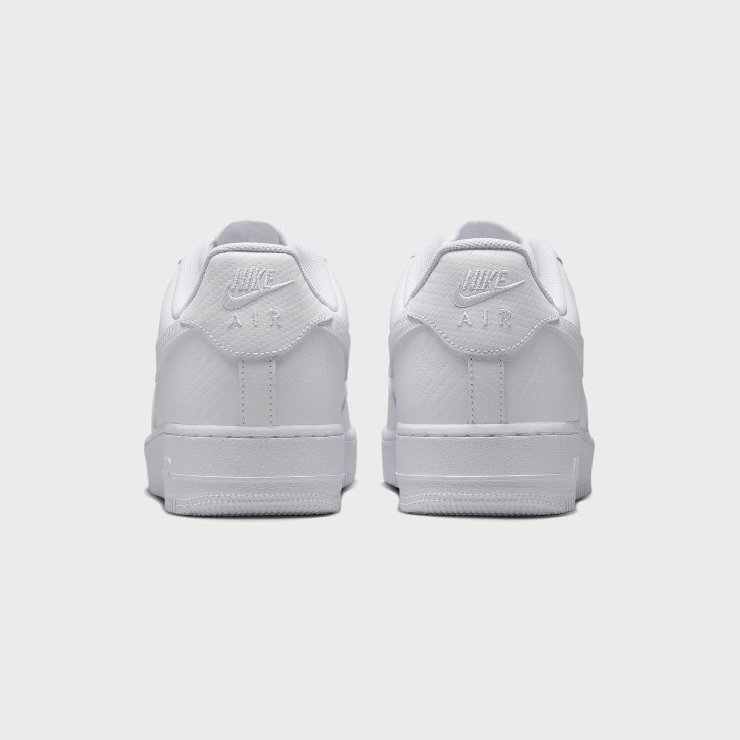Men Kith Nike Air Force 1 '07 LV8 - Carbon Fiber White / White