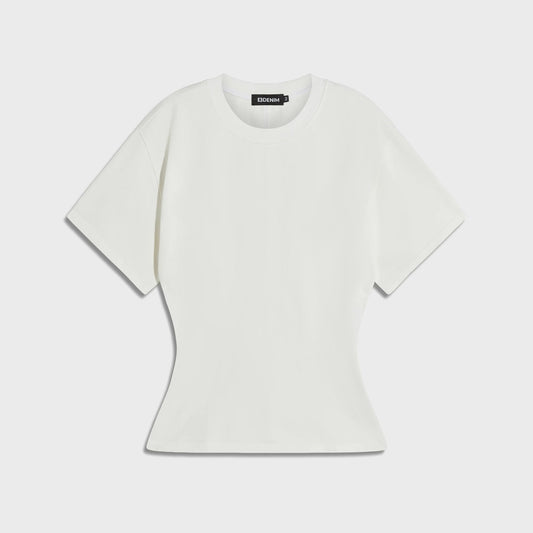 Women Kith EB Denim Eero Tee - Milk