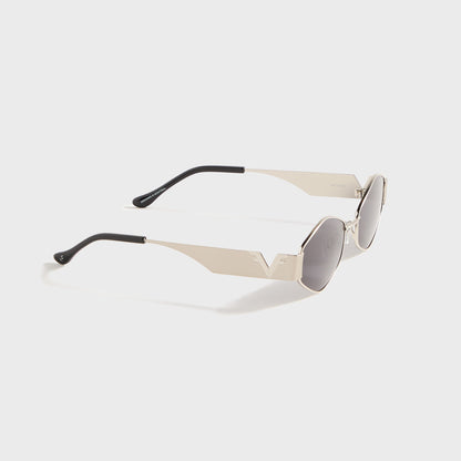 Men Kith Vintage Frames Cypher 2 24KT - White Gold / Black