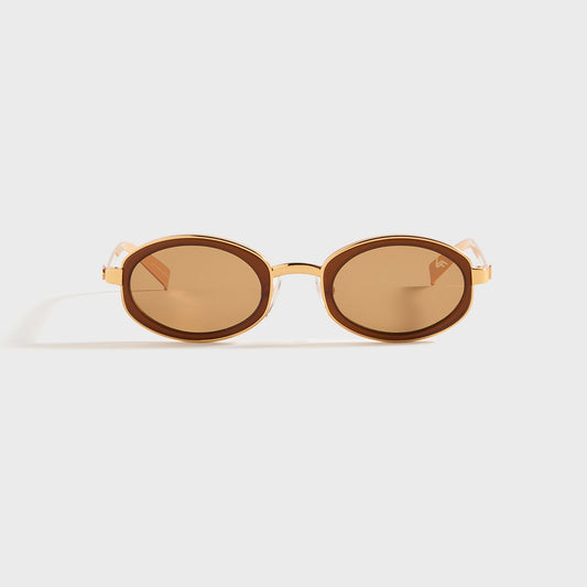 Men Kith Vintage Frames Sincere 24KT - Gold / Matte Brown Espresso