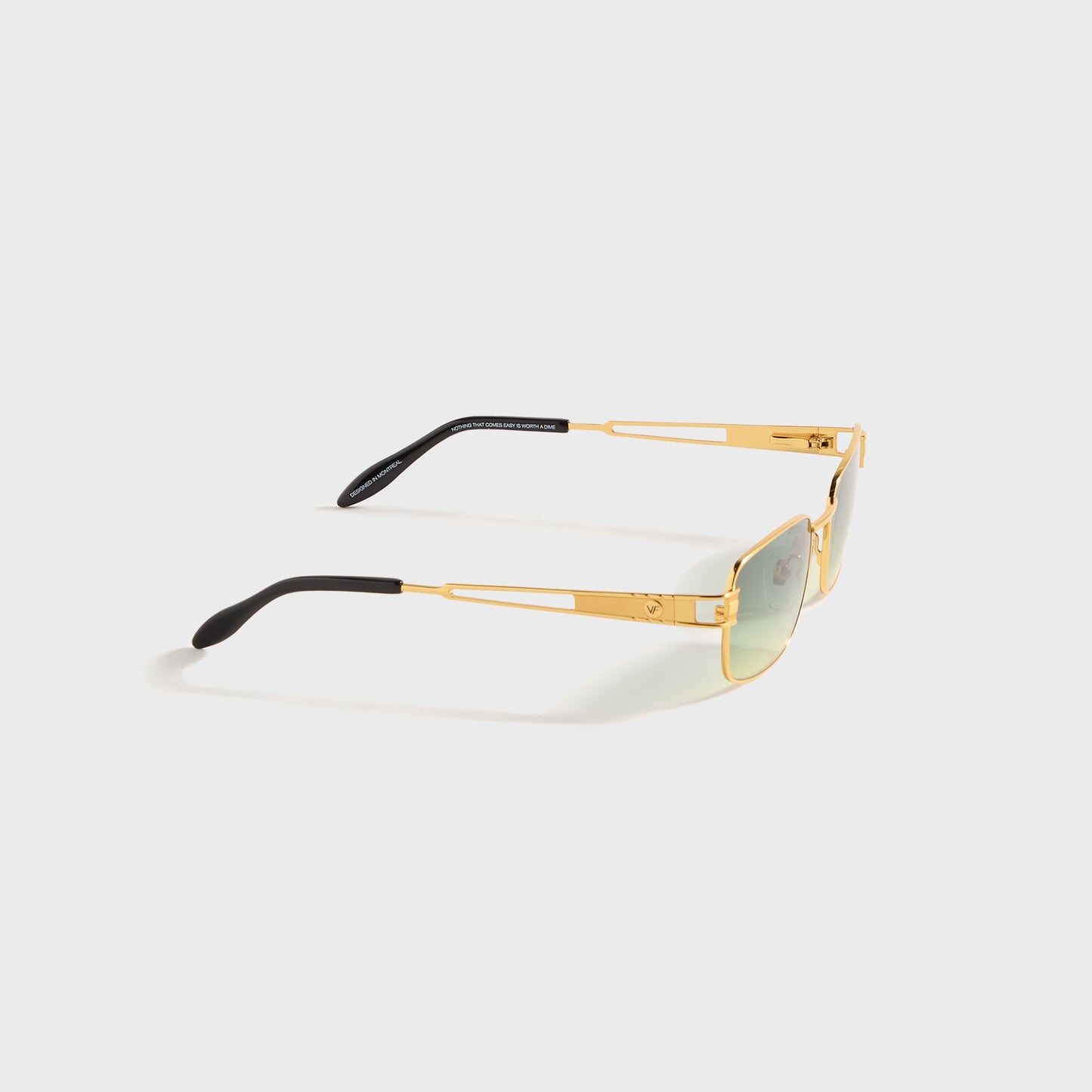 Men Kith Vintage Frames Dime 24KT - Yellow Gold / Green Yellow Gradient