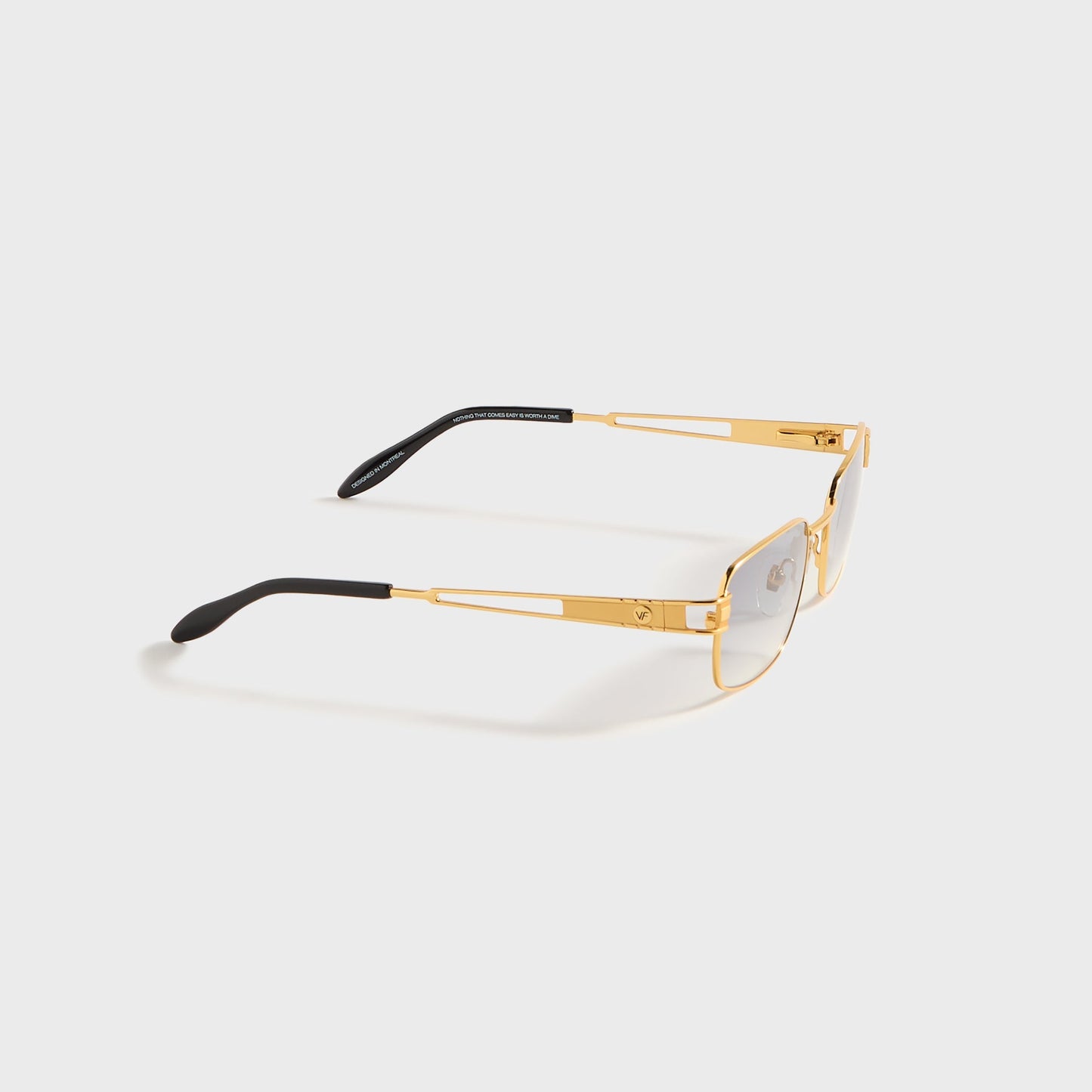 Men Kith Vintage Frames Dime 24KT - Yellow Gold / Charcoal Gradient