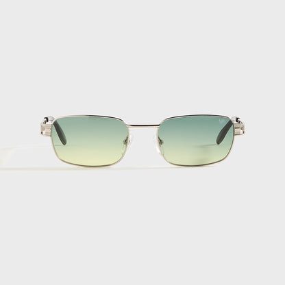 Men Kith Vintage Frames Dime 24KT - White Gold / Green Yellow Gradient