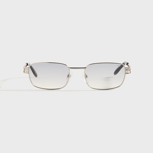 Men Kith Vintage Frames Dime 24KT - White Gold / Charcoal Gradient