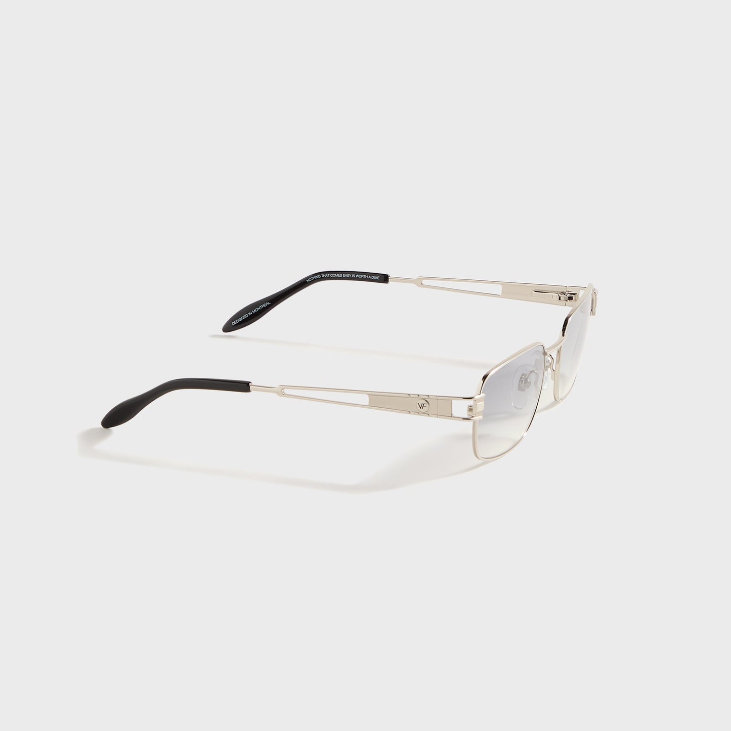Men Kith Vintage Frames Dime 24KT - White Gold / Charcoal Gradient