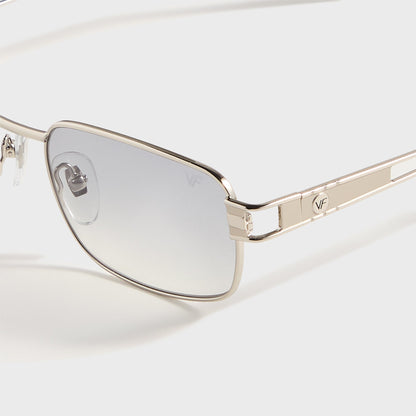Men Kith Vintage Frames Dime 24KT - White Gold / Charcoal Gradient