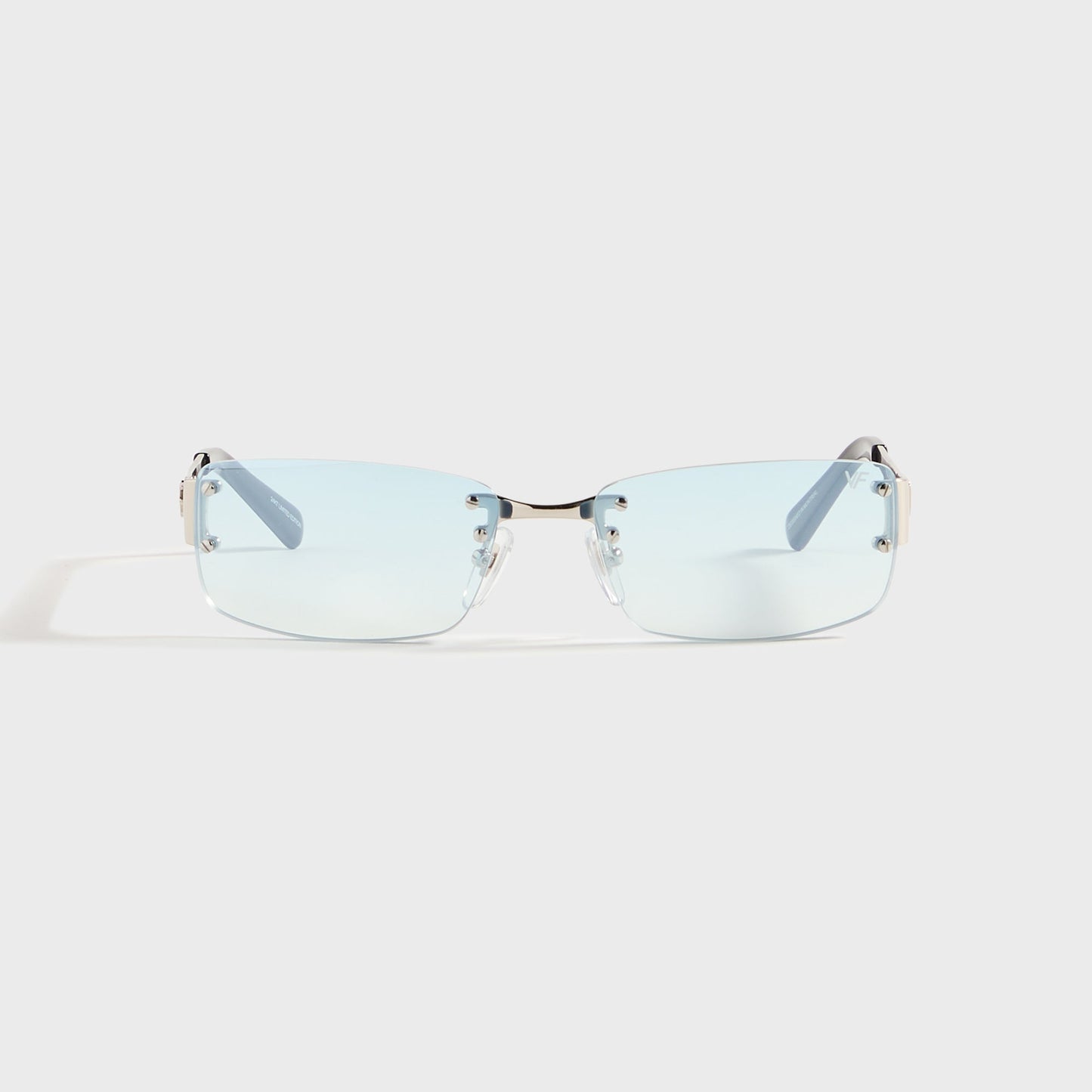 Men Kith Vintage Frames Infamous Rimless Drill Mount 24KT - White Gold / Tiffan