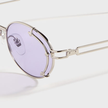 Men Kith Vintage Frames Knowledge 24KT - White Gold / Deep Purple