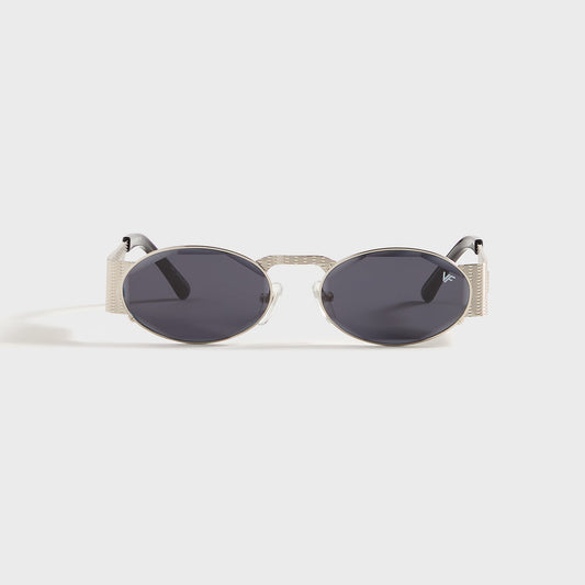 Men Kith Vintage Frames OX 24KT - White Gold / Black