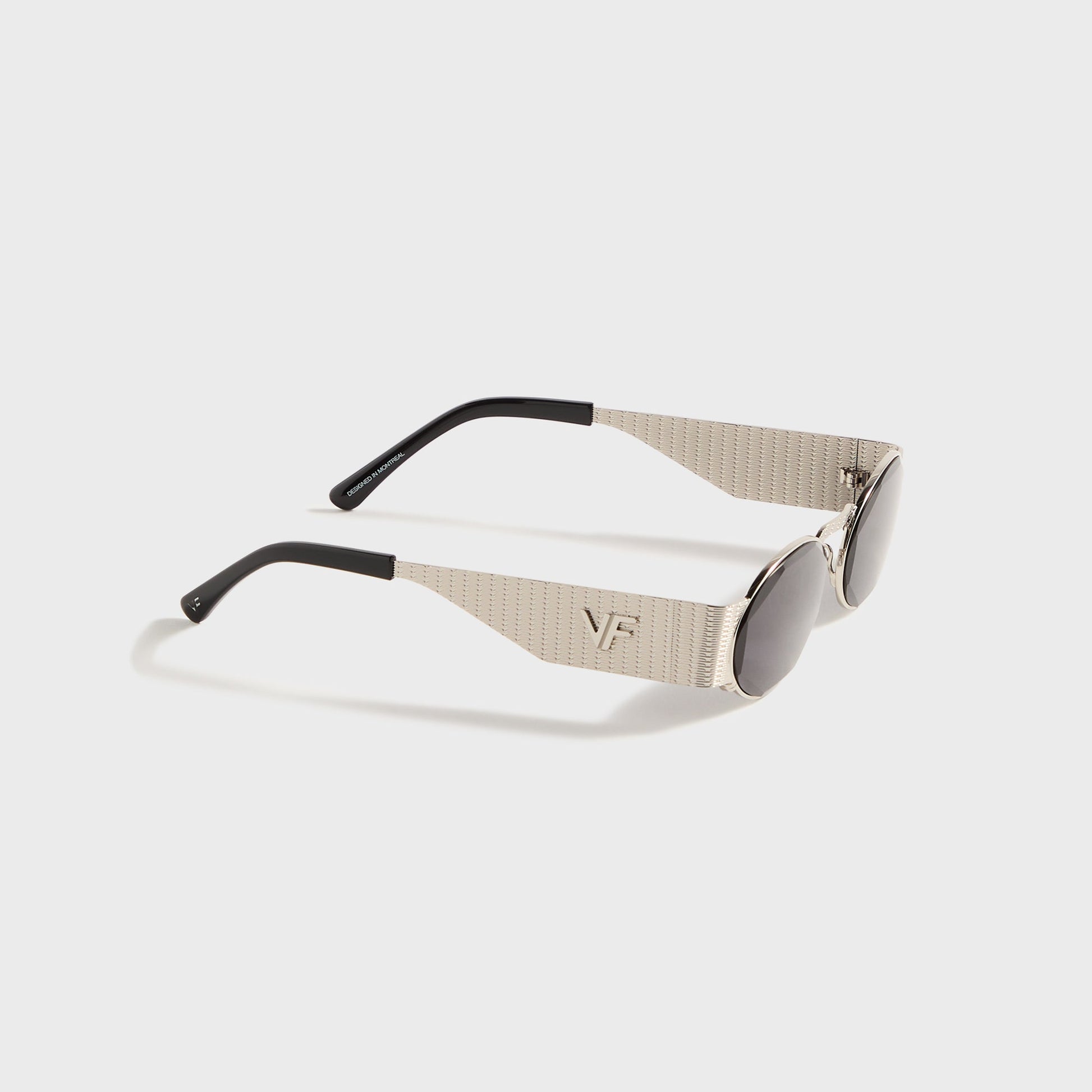 Men Kith Vintage Frames OX 24KT - White Gold / Black