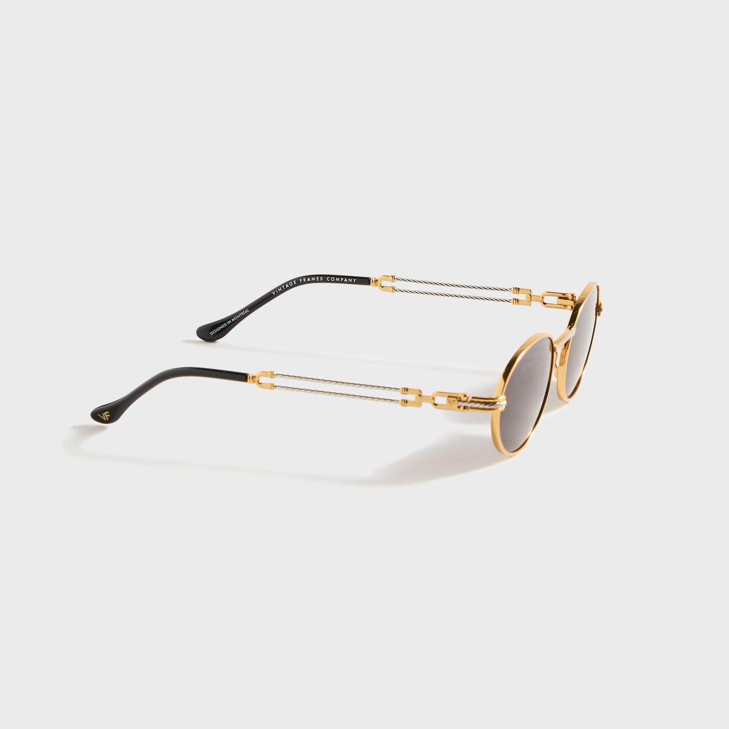 Men Kith Vintage Frames Pac Double Rope Edition 18KT Two-Tone - Gold / Black