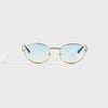 Gold / Pastel Blue