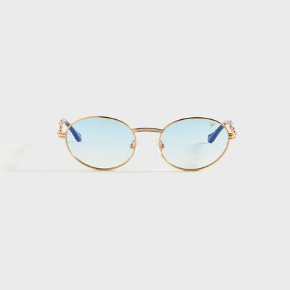 Men Kith Vintage Frames Pac Double Rope Edition 18KT Two-Tone - Gold / Pastel B