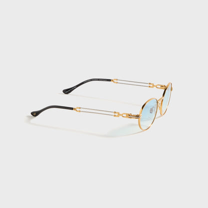 Men Kith Vintage Frames Pac Double Rope Edition 18KT Two-Tone - Gold / Pastel B